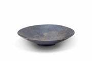 Todd Reed bowl with white brilliant cut diamonds in sterling silver with patina